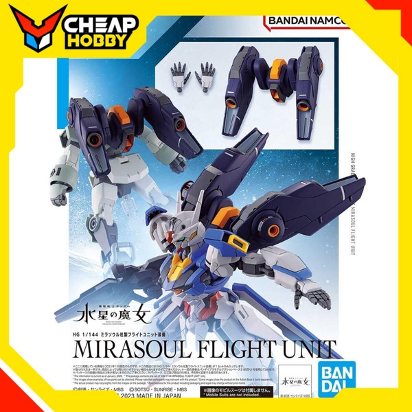 Mô Hình Gundam HG Mirasoul Flight Unit Bandai 1/144 [ The Witch Of Mercury ] Đồ Chơi Lắp Ráp Anime Nhật [PHỤ KIỆN]