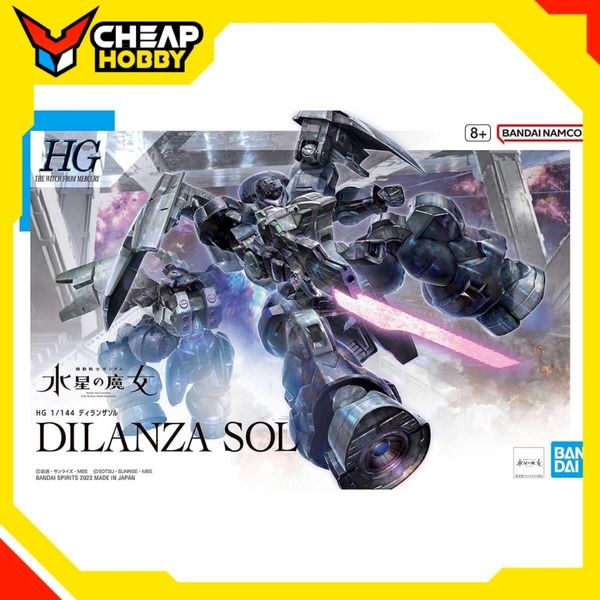 Mô Hình Lắp Ráp Gunpla Gundam HG TWFM Dilanza Sol (The Witch from Mercury)