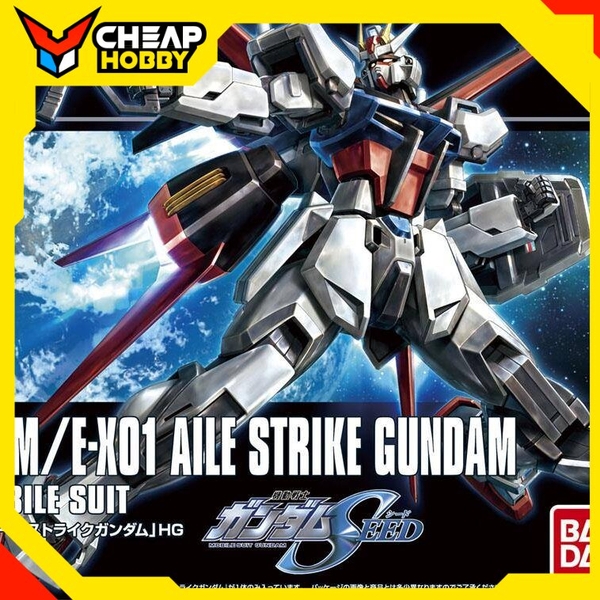 Mô Hình GunPla Gundam HG Aile Strike Gundam (HGCE) Bandai 171 1/144 Mô hình lắp ráp Chính Hãng Bandai