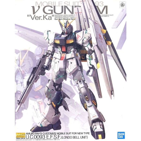 Mô Hình Lắp Ráp Gunpla Gundam MG RX-93 GUNDAM NU VER.KA 1/100 Chính Hãng Bandai