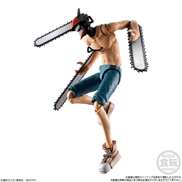[Hàng Sẵn] Mô Hình Lắp Ráp SMP Kit Makes Pose CHAINSAW MAN, DENJI và POCHITA Chính Hãng BANDAI