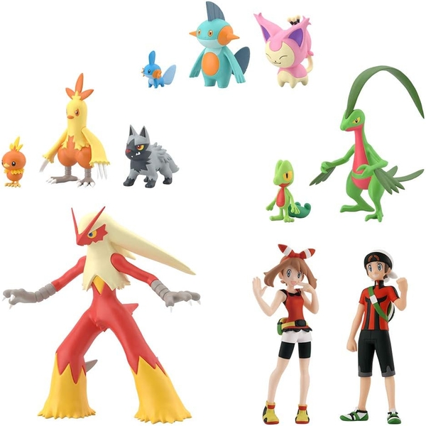 [ Hàng Sẵn ] Mô hình Pokemon Scale World 1/20 Hoenn Region - Chính hãng Bandai Nhật Bản MS005