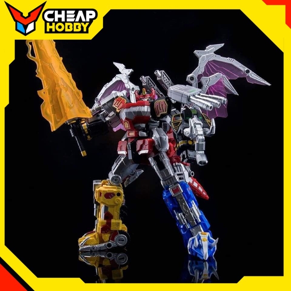 [ Hàng Sẵn ] Mô Hình Beastbox Hợp thể MC-03 Beast Lord Megazord Set of 5 của Micro Cosmos Hàng đợt 1 có kèm quà tặng