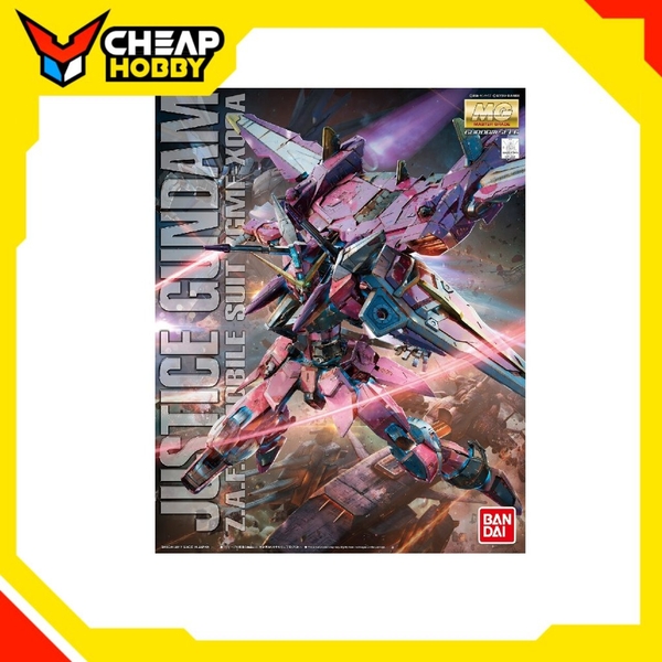Mô hình lắp ráp Gundam Gunpla MG 1/100 JUSTICE GUNDAM Chính Hãng Bandai
