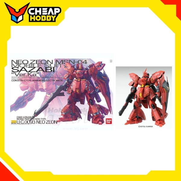 Mô Hình Lắp Ráp Gunpla Gundam MG Sazabi Ver Ka MSN-04 - Chính Hãng Bandai