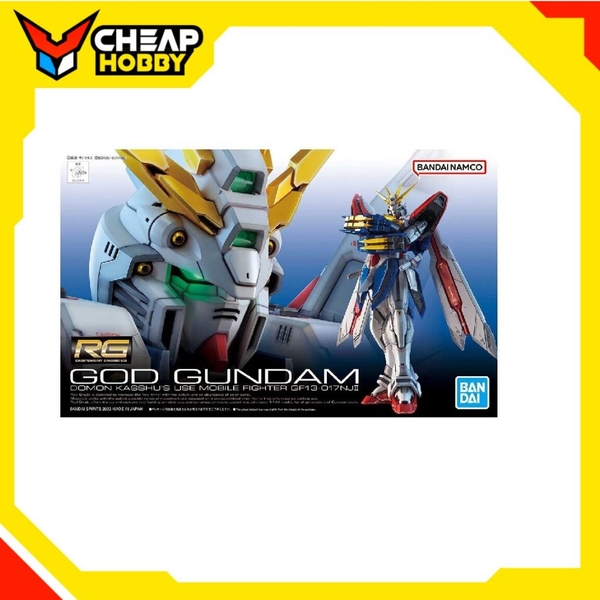 Mô hình lắp ráp Gundam Gunpla RG 37 God Gundam 1/144 chính hãng Bandai