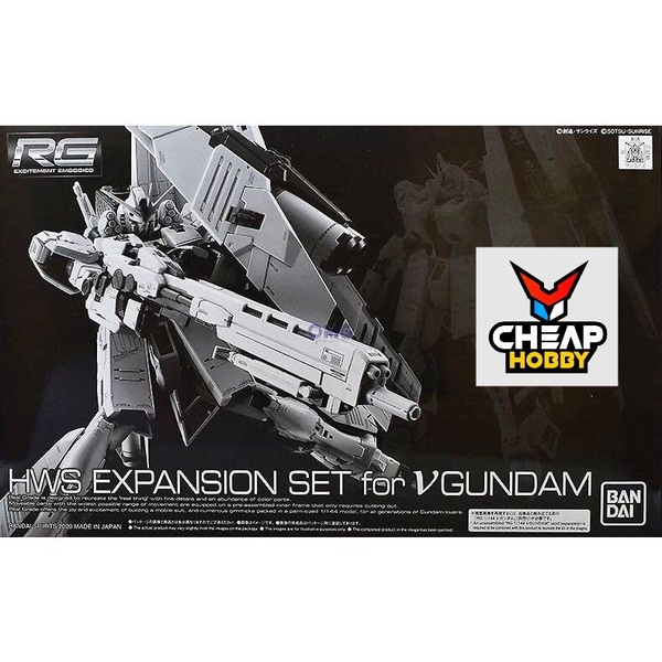 Mô hình lắp Ráp Bộ Phụ kiện dành cho RG 1/144 v Gundam HWS Expansion