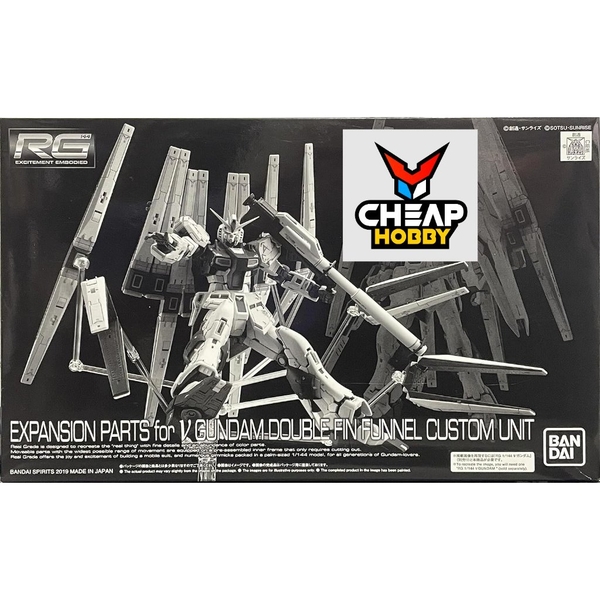 Mô hình lắp Ráp Bộ Phụ kiện dành cho RG Double Fin Funnel Expansion for V Nu Gundam Chính hãng bandai