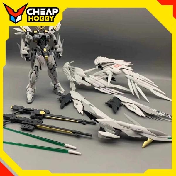Mô hình lắp ráp MJH Flying Wing Zero ver HIRM MG 1/100 Snow White Prelude