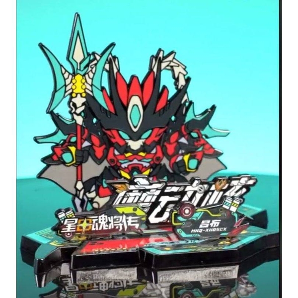 Mô Hình Ráp Sẵn Metal Build MNQ-05CX God of War Lữ Bố cùng Ngựa Xích Thố Phiên Bản giới hạn 999 bản