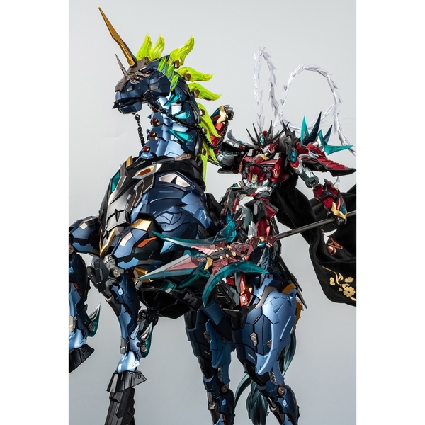 Mô Hình Ráp Sẵn Metal Build MNQ-05CX God of War Lữ Bố cùng Ngựa Xích Thố Phiên Bản giới hạn 999 bản