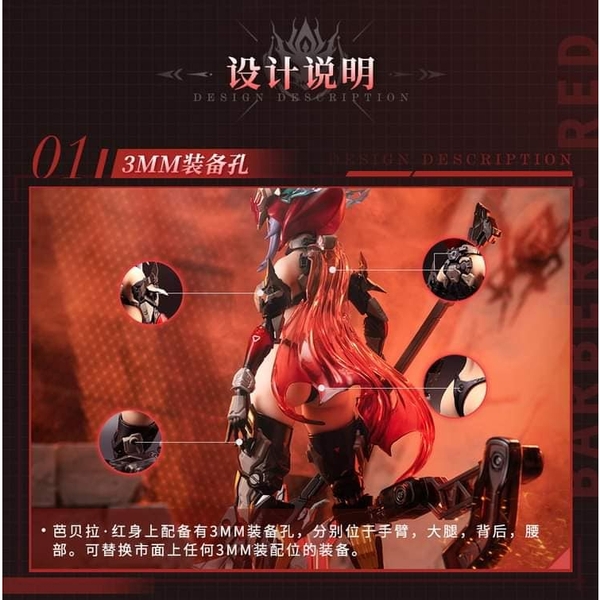 [ Hàng Sẵn ] Mô Hình Ráp Sẵn 1/9 Animester Thunderbolt - Barbera Red