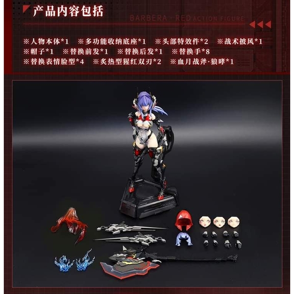 [ Hàng Sẵn ] Mô Hình Ráp Sẵn 1/9 Animester Thunderbolt - Barbera Red