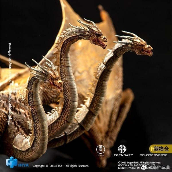 Mô hình Action figure King Ghidorah phần phim Godzilla: King of the Monsters (2019) của hiyatoys hiya toys