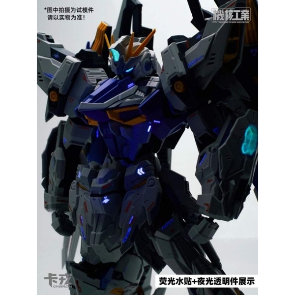 Mô Hình Lắp Ráp Charon Mecha 4 phần quà decal kim loại, base đặc biệt, Clear huỳnh quanh và decal nước huỳnh quang