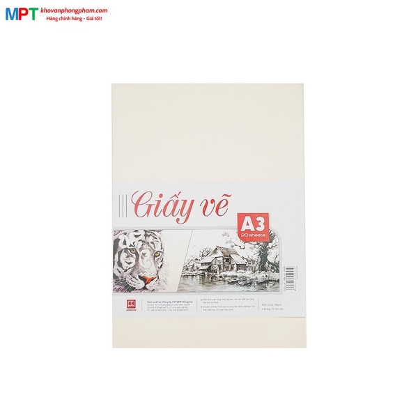Giấy vẽ A3 Hồng Hà 20 tờ 4944