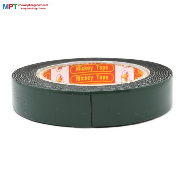 Băng dính xốp đen 2 mặt 2cm