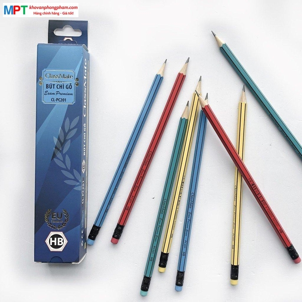 Bút chì gỗ Classmate CL-PC402 (2B, có đầu tẩy)