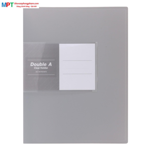 File lá 20 Trang cao cấp Double A màu ghi