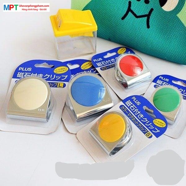 [MUA 10 TẶNG 1] Nam châm kẹp từ Plus loại nhỏ - Đường kính 3.4cm (Kẹp từ Magnetic clip)