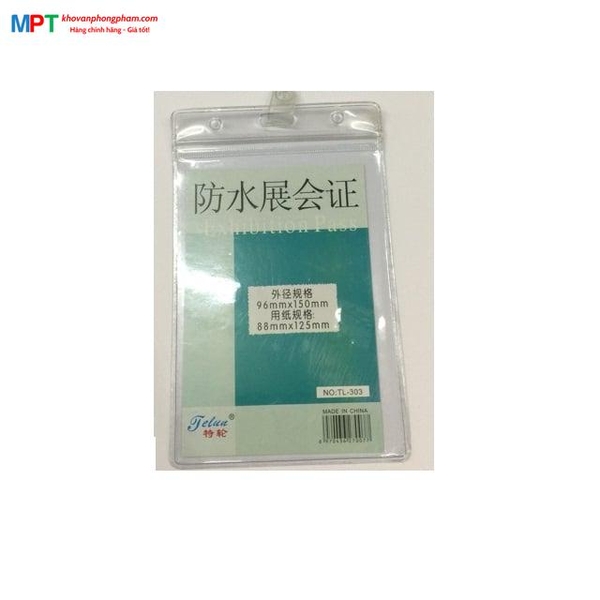 Mặt thẻ miết dọc 303 - Đựng thẻ kích cỡ 88x125mm