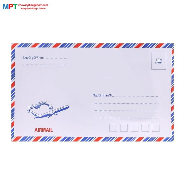 Phong bì thư - Đóng gói: 100 cái/tập