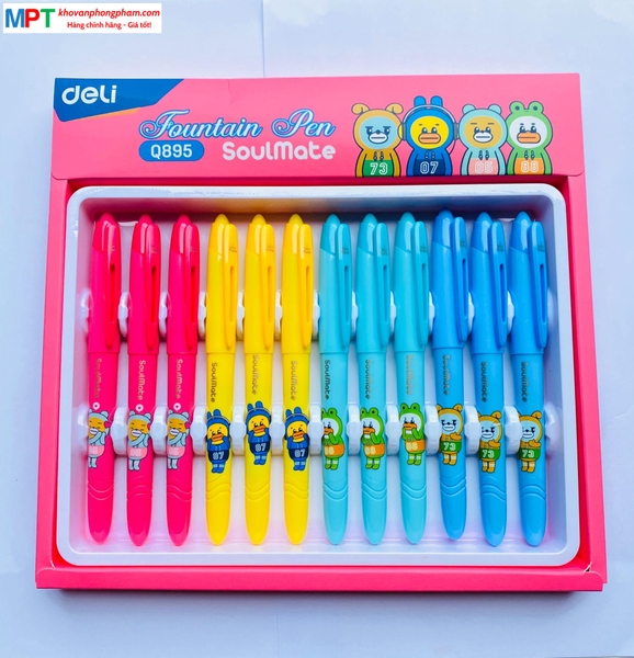 [THANH LÝ] Bút máy nhựa Deli ngòi Trơn - Q895