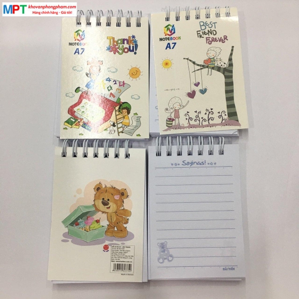 Sổ lò xo Hải Tiến A7 Business 100 trang 3798 (70x100mm)