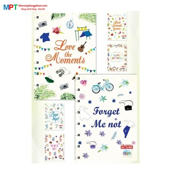 Sổ lò xo Hải Tiến A5 GIFT 200 trang 3736 (150x210mm)