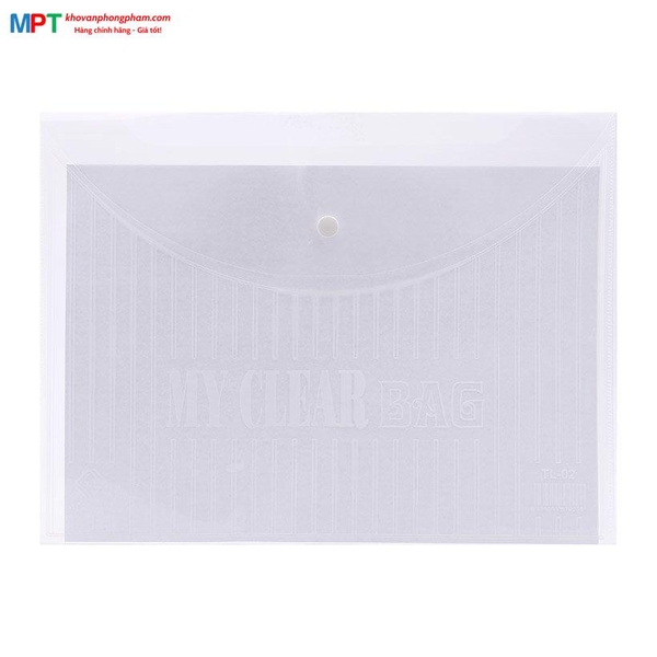 Túi clear bag khổ A TCT010 loại trung - 20 cái/tập