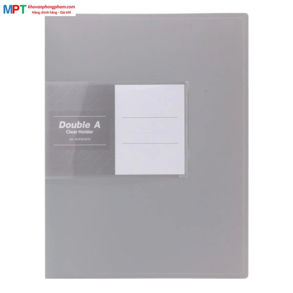 File lá 40 Trang Double A màu ghi