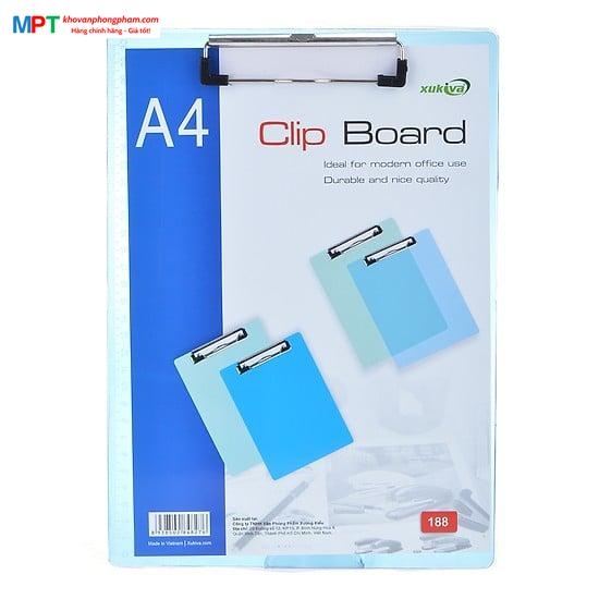 Cặp trình ký 1 mặt nhựa A4 Xukiva 188