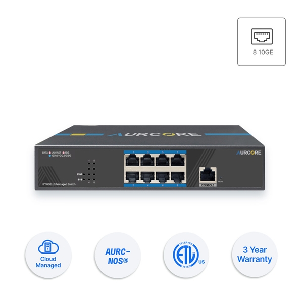 Thiết bị Switch doanh nghiệp Aurcore AES4201 8 10GE