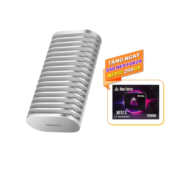 Combo Box Thunderbolt ổ cứng TerraMaster D1 SSD Plus và SSD Neo Forza