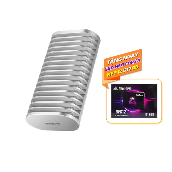 Combo Box Thunderbolt ổ cứng TerraMaster D1 SSD Plus và SSD Neo Forza