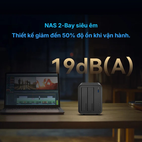 Combo thiết bị lưu trữ NAS TerraMaster F2-425 kèm 1 ổ cứng Toshiba N300