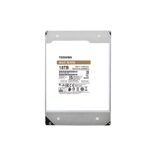 Ổ cứng HDD Toshiba N300 Gold SATA-III 3.5 inch dành cho NAS