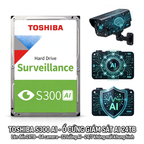 Ổ cứng đầu ghi camera HDD Toshiba 3.5