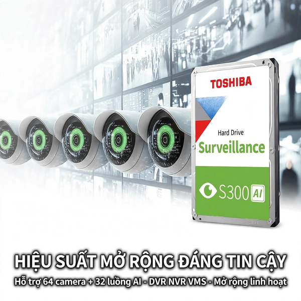 Ổ cứng đầu ghi camera HDD Toshiba 3.5