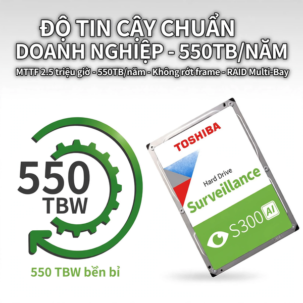 Ổ cứng đầu ghi camera HDD Toshiba 3.5