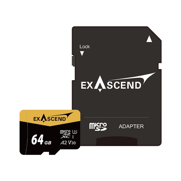 Thẻ nhớ microSDXC Exascend Catalyst UHS-I V30 kèm adaptor