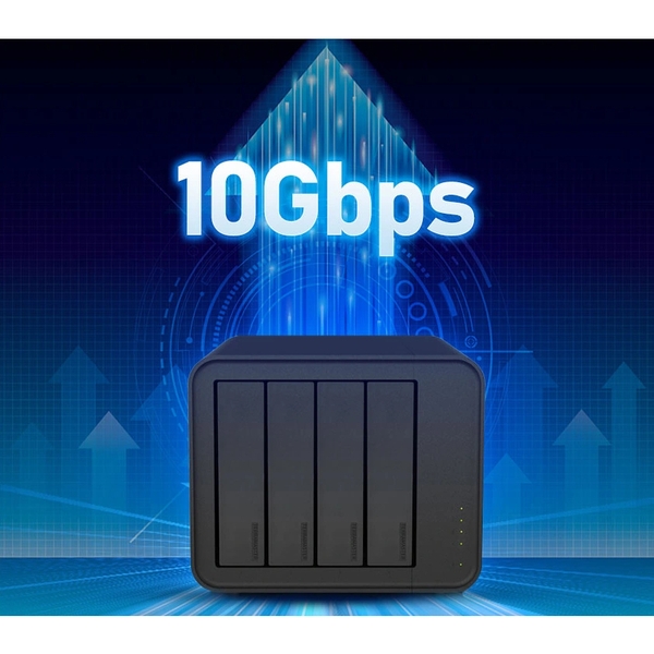 Combo thiết bị lưu trữ DAS TerraMaster D4-320 và ổ cứng HDD Toshiba N300 dung lượng 18TB