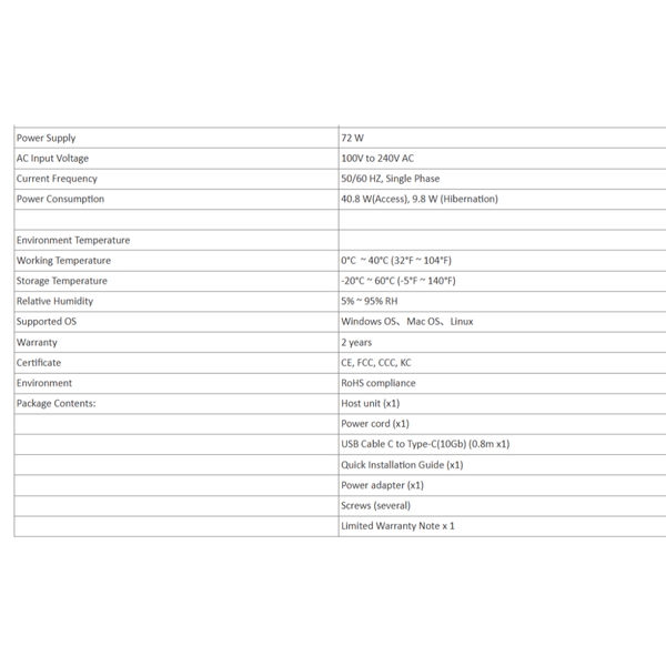 Combo thiết bị lưu trữ DAS TerraMaster D4-320 và ổ cứng HDD Toshiba N300 dung lượng 20TB