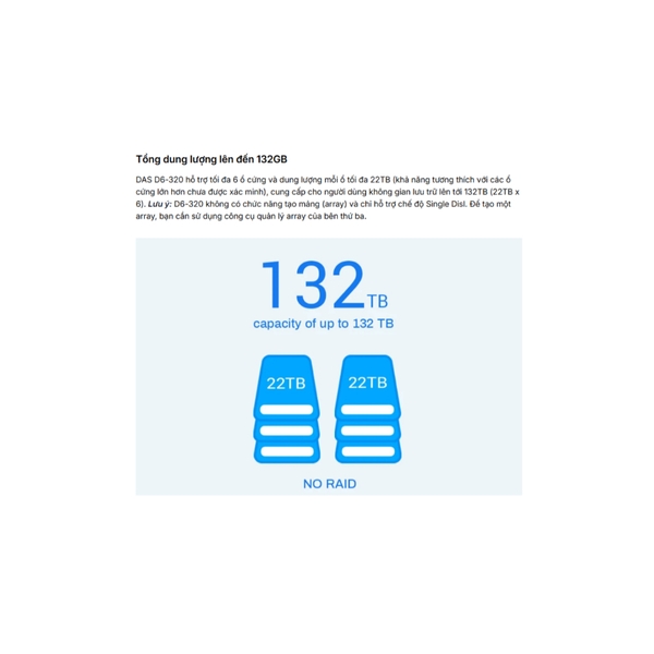 Combo thiết bị lưu trữ DAS TerraMaster D6-320 và ổ cứng HDD Toshiba N300 dung lượng 6TB