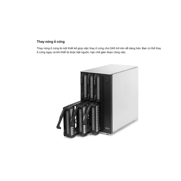 Combo thiết bị lưu trữ DAS TerraMaster D6-320 và ổ cứng HDD Toshiba N300 hoạt động 24/7