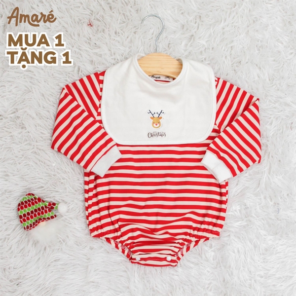 Elfie Bodysuit ( Mua bodysuit tặng kèm yếm giáng sinh)