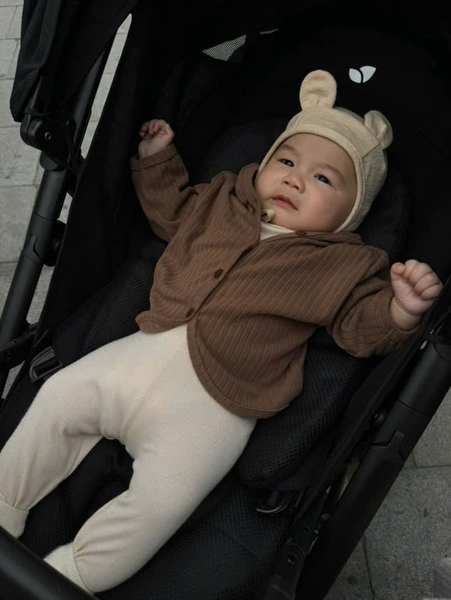 Áo cardigan mỏng có mũ Cub Coat cho bé trai và bé gái (3M-3Y)