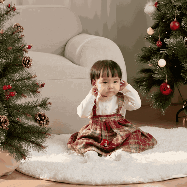 Váy yếm rời kẻ caro Bambi dành cho bé gái (3M-3Y)