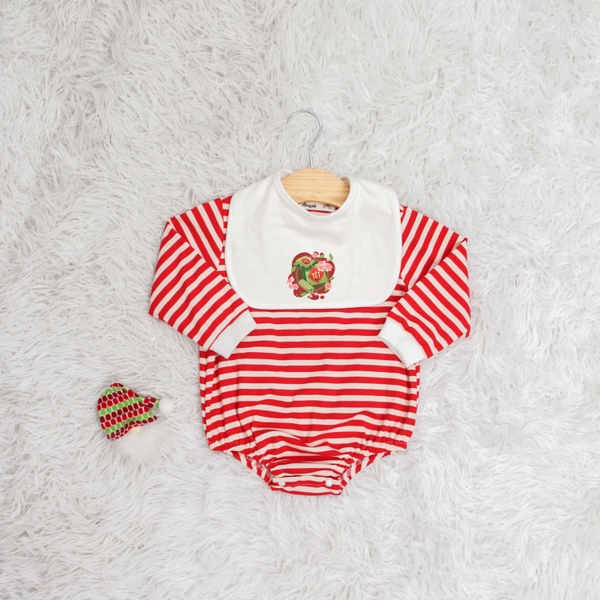Elfie Bodysuit ( Mua bodysuit tặng kèm yếm giáng sinh)