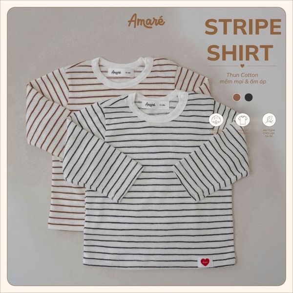 Áo Stripe kẻ sọc dài tay cho bé